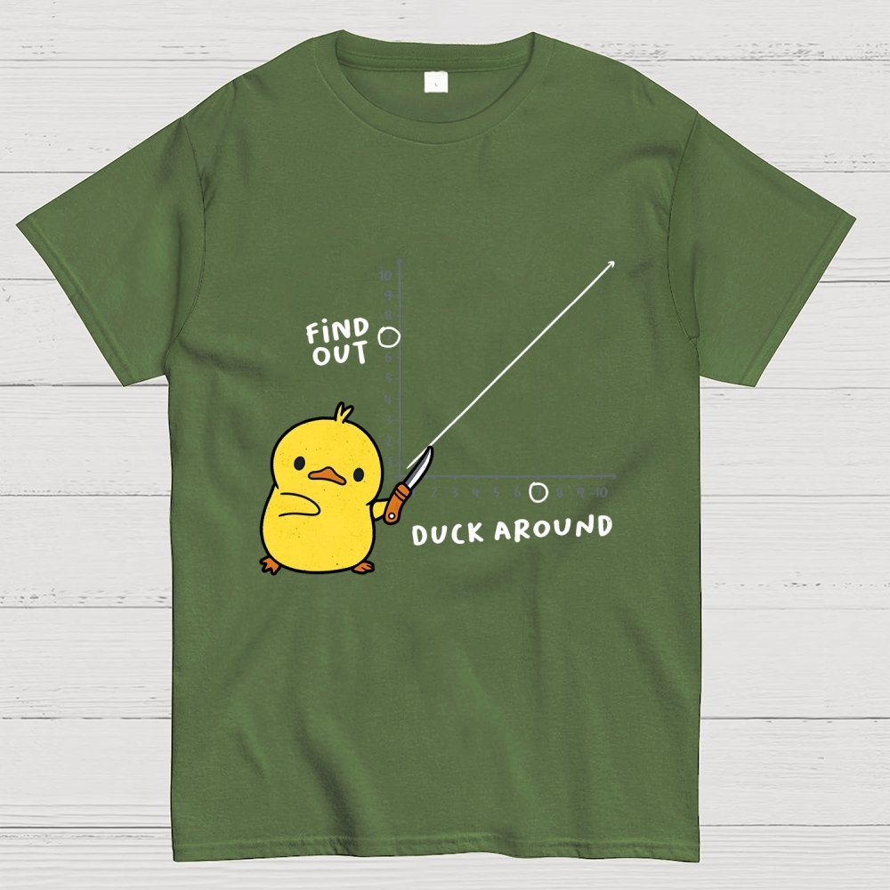 Duck Around Find Out Geek T-Shirt