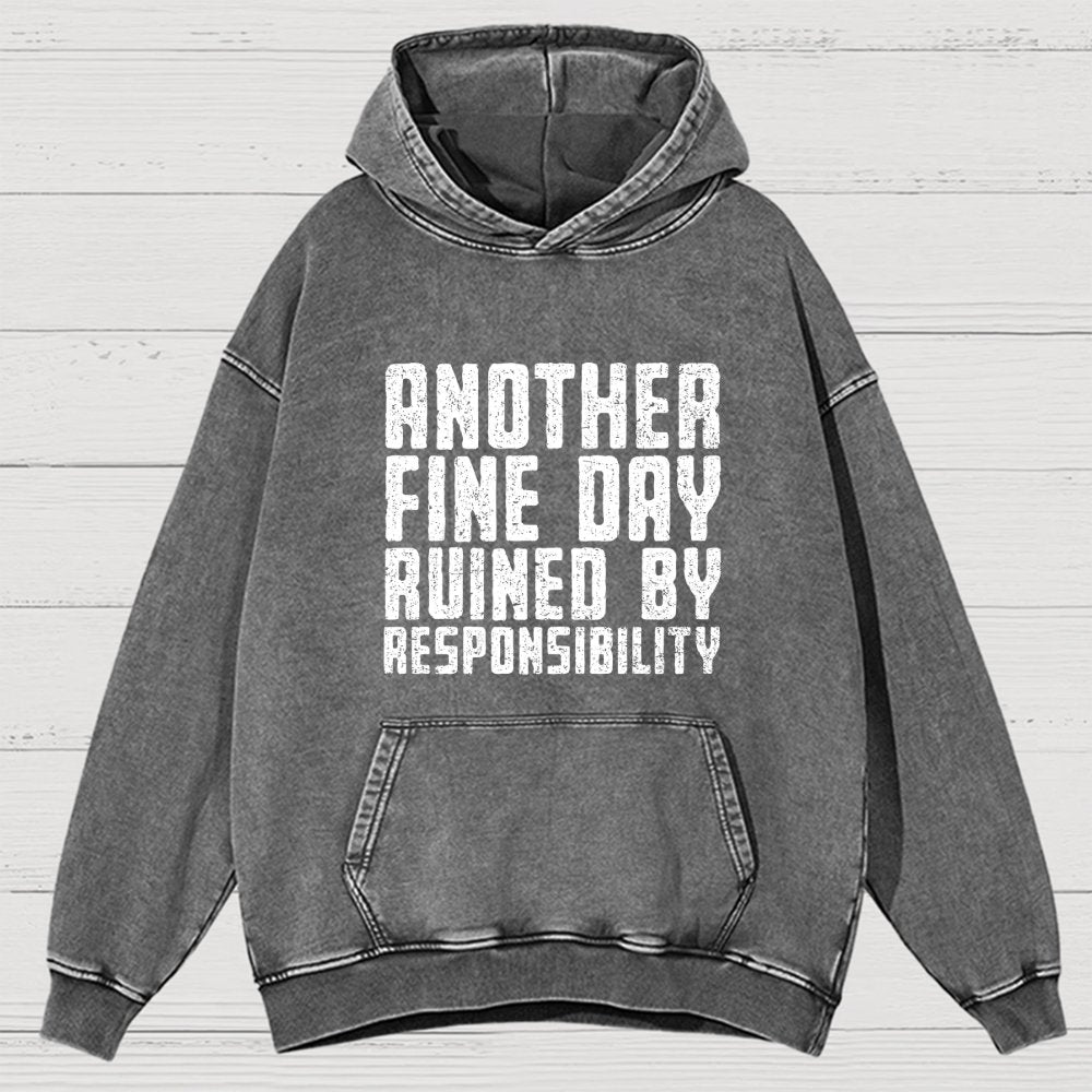Another Fine Day Vintage Distressed Hoodie