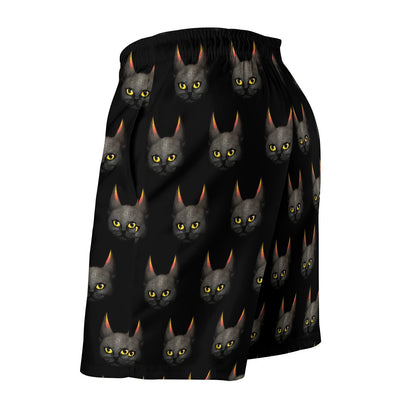 Vintage Cat Geek Shorts