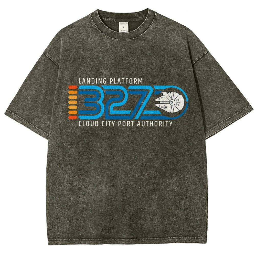 Landing Platform 327 Vintage Distressed T-shirt