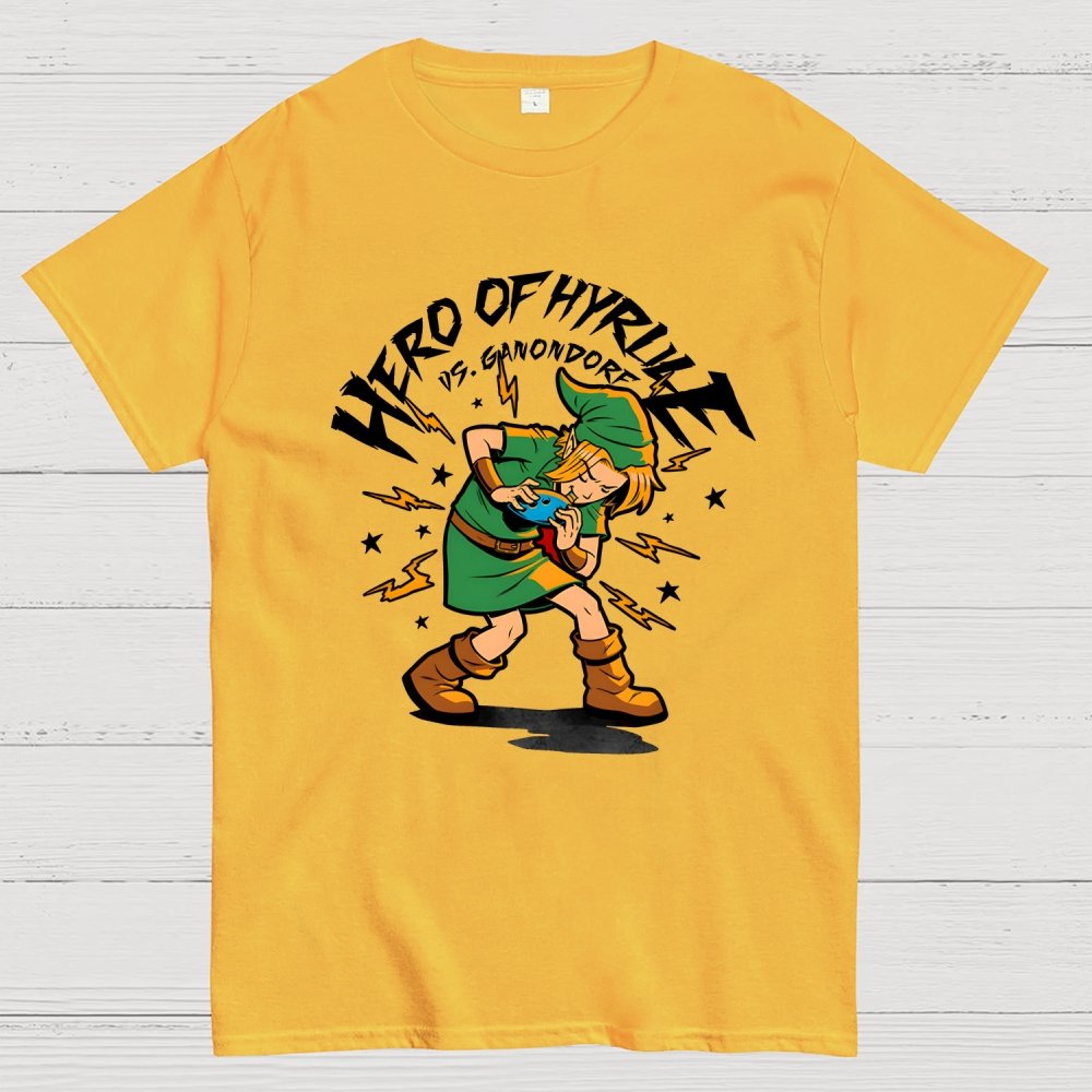 Hero Game Music Comic Geek T-Shirt
