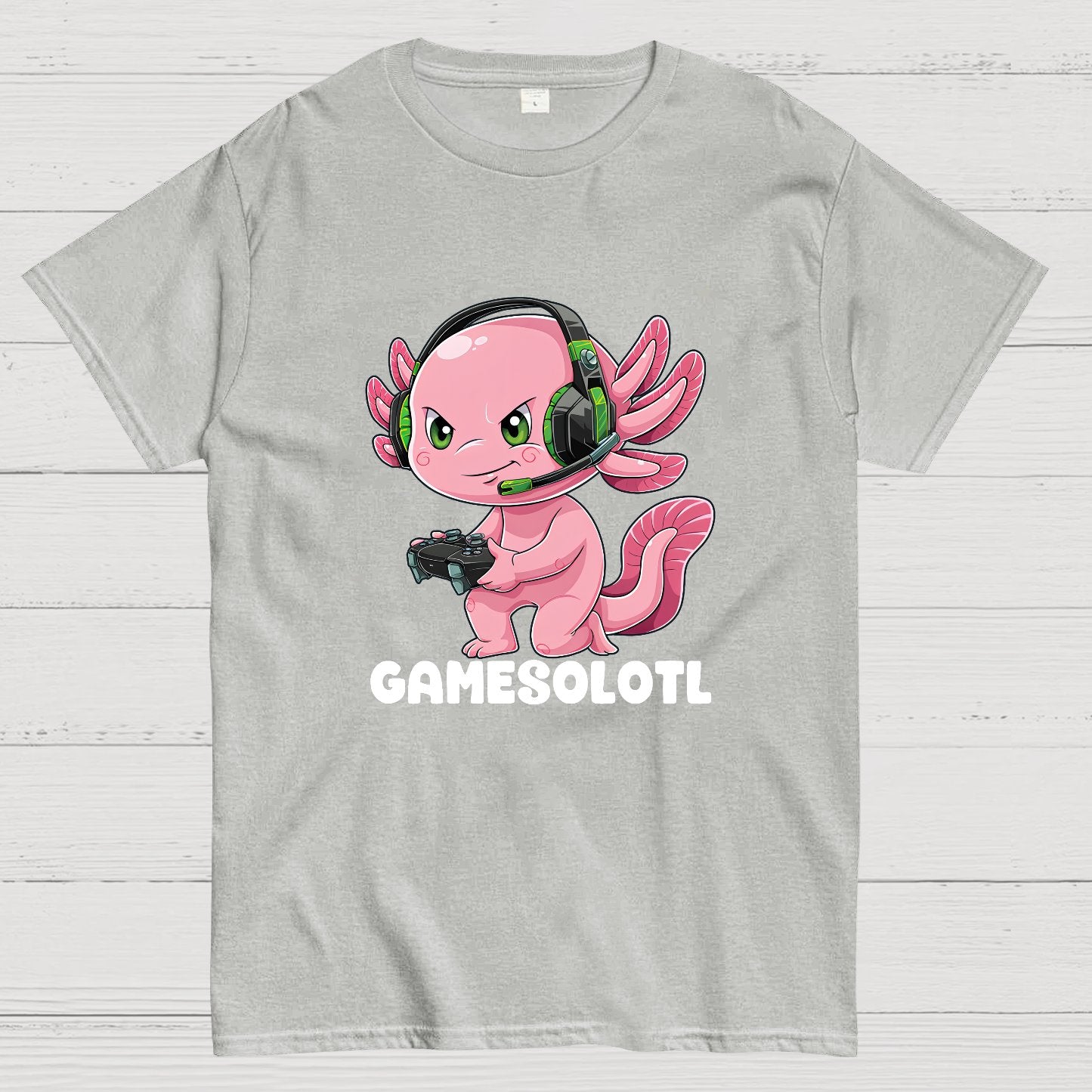 Gamer Axolotl Geek T-Shirt