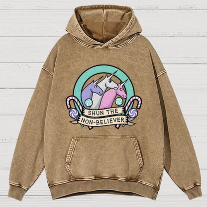 Shun the Non-Believer Vintage Distressed Hoodie