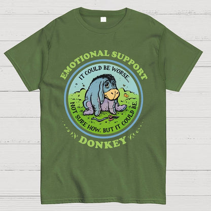 Emotional Support Donkey Geek T-Shirt