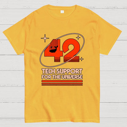 42 Tech Support for the Universe Geek T-Shirt
