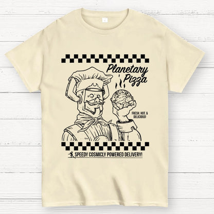 Planetary Pizza Unisex Geek T-Shirt