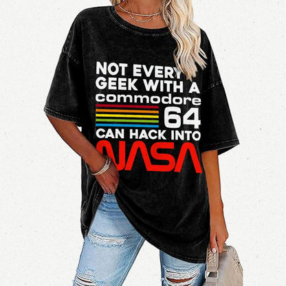 Geek Hack Vintage Distressed T-shirt