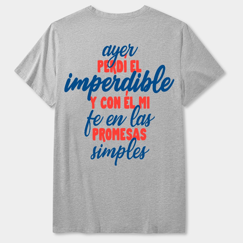 Perdí el imperdible Double-sided printing Geek T-Shirt