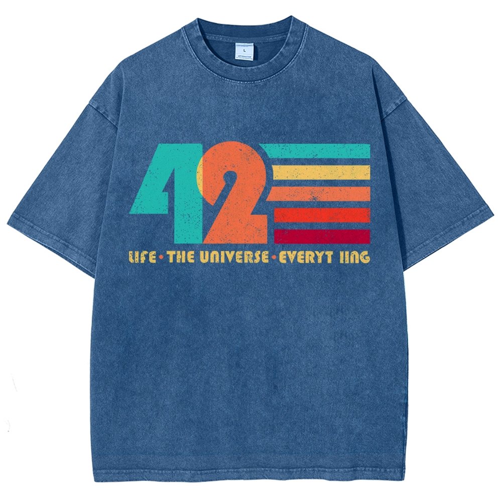 The Answer Is 42 Vintage Distressed T-shirt