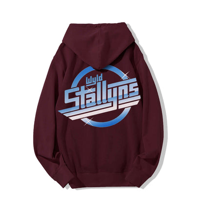 Wyld Stroke Printed Back Unisex Cotton Hoodie
