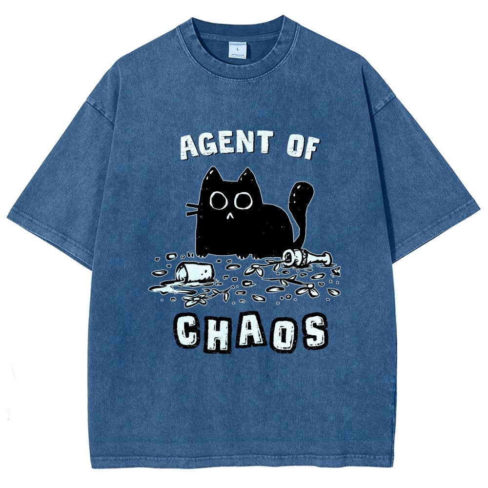 Agent of Chaos Vintage Distressed T-shirt
