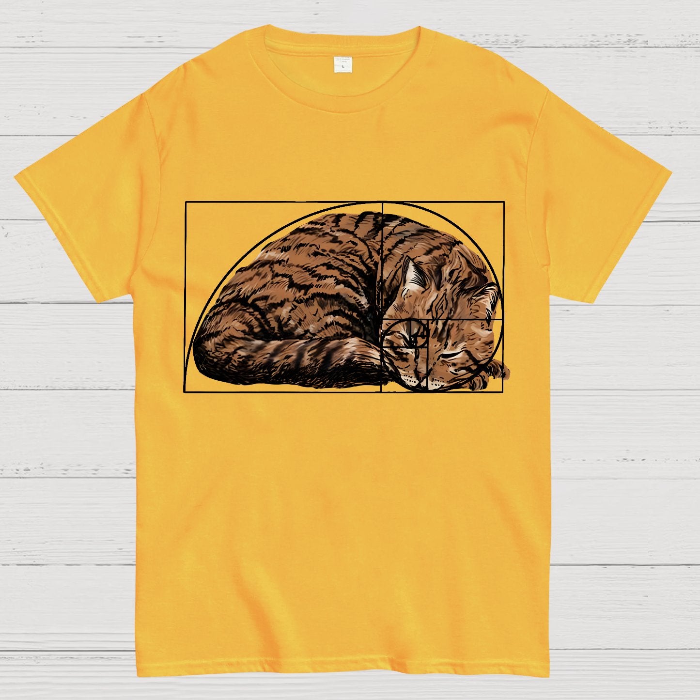 Fibonacci sequence Cat Geek T-Shirt