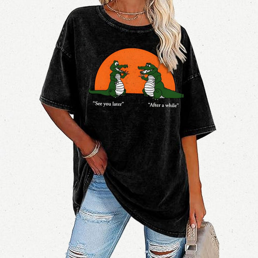 See You Later Alligator Vintage Distressed T-shirt