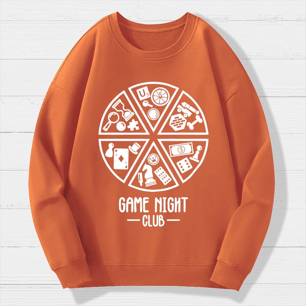Game Night Club Geek Cotton Sweatshirt