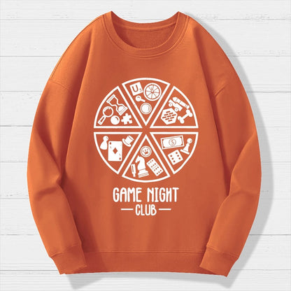 Game Night Club Geek Cotton Sweatshirt