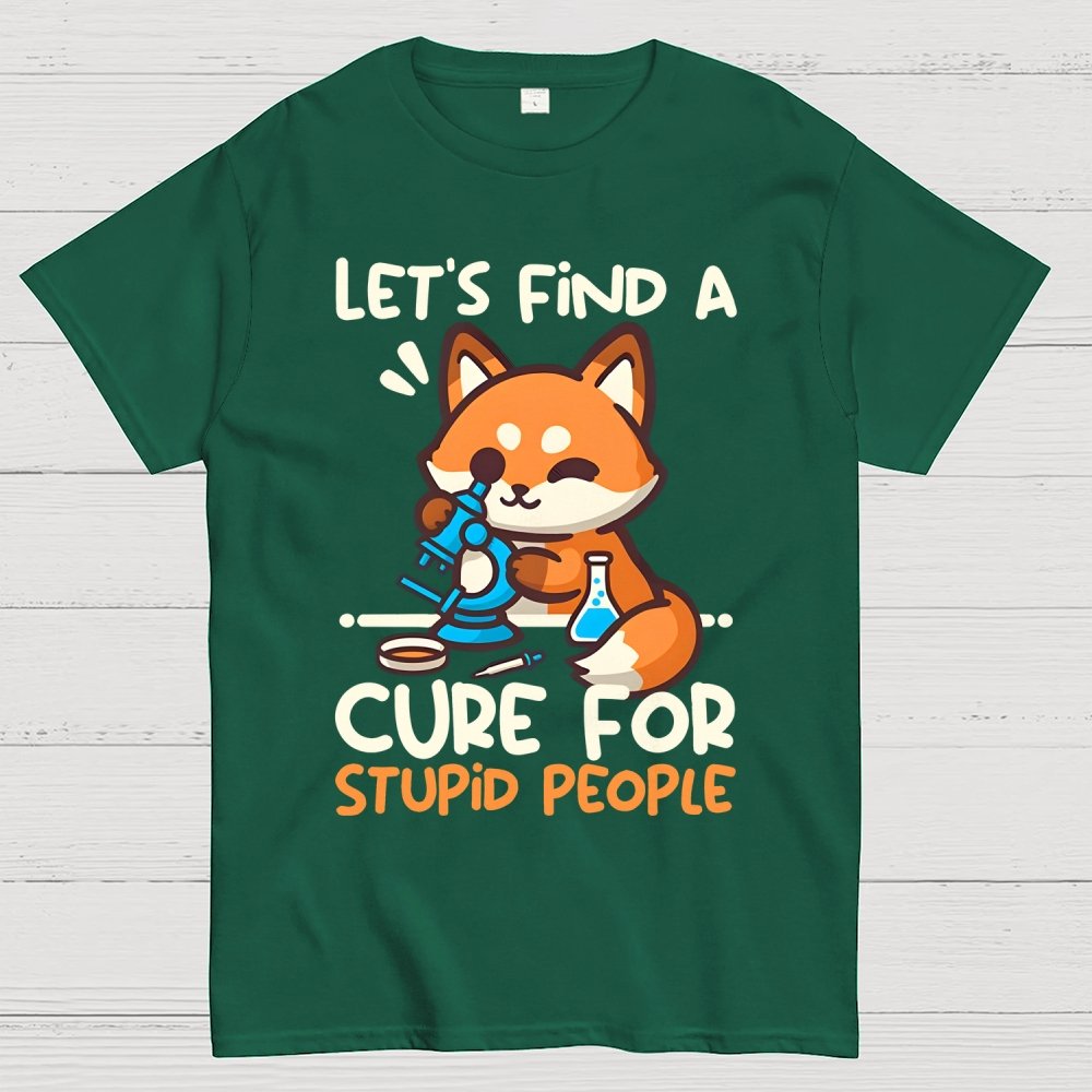 Fox Cure For Stupid People Geek T-Shirt