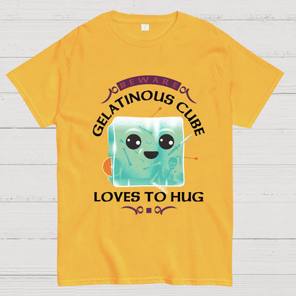 Gelatinous Cube Loves To Hug Geek T-Shirt