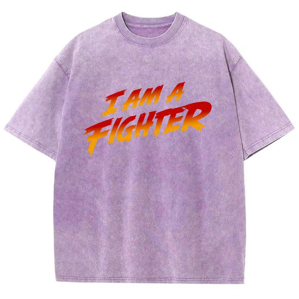 I Am A Fighter Vintage Distressed T-shirt