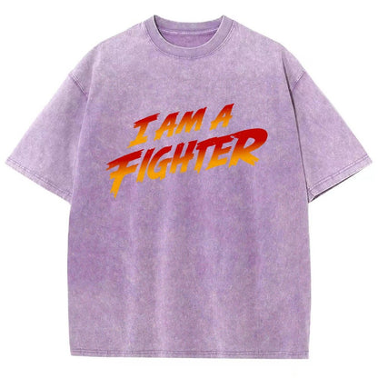 I Am A Fighter Vintage Distressed T-shirt