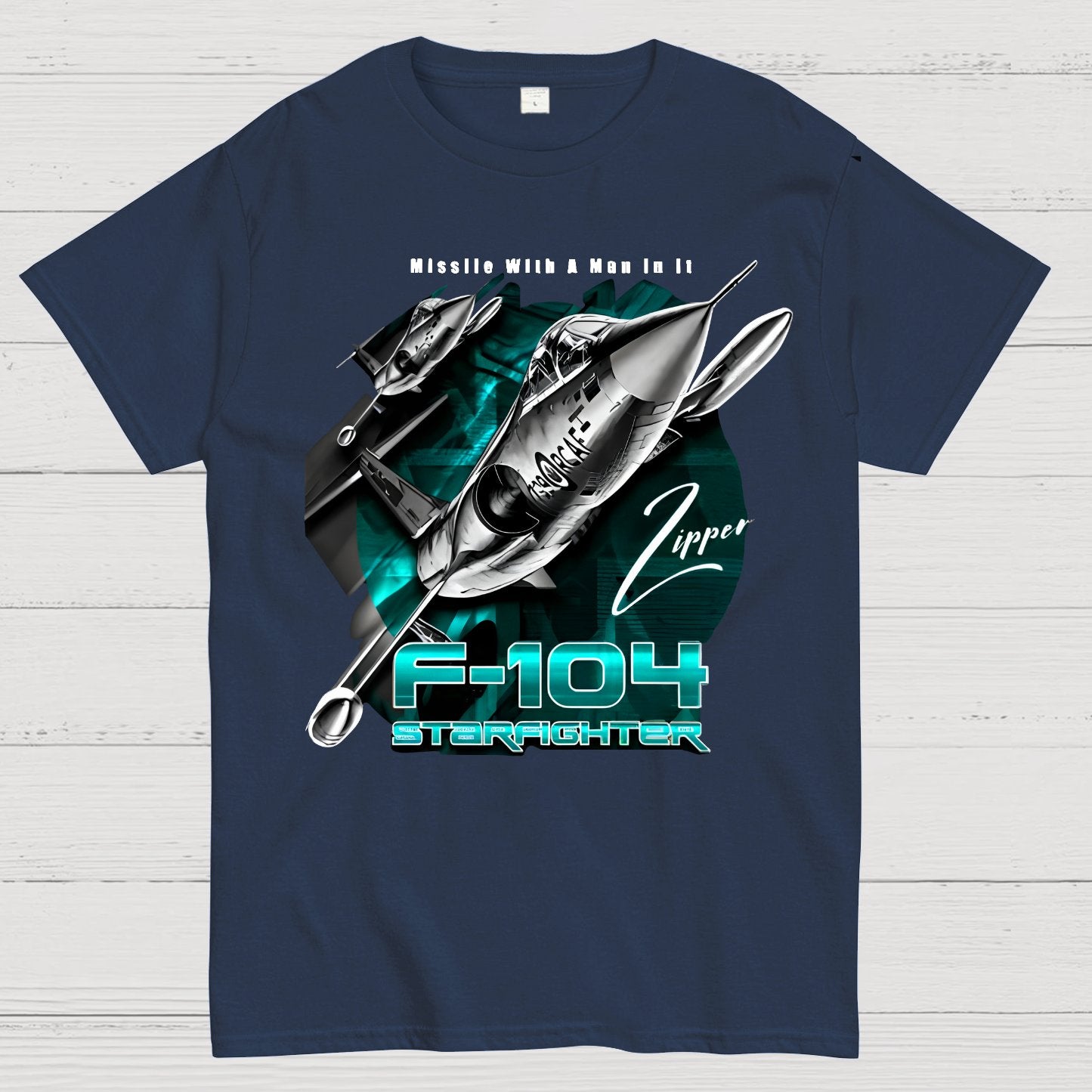 F-104 Starfighter USAF Supersonic Fighter Geek T-Shirt