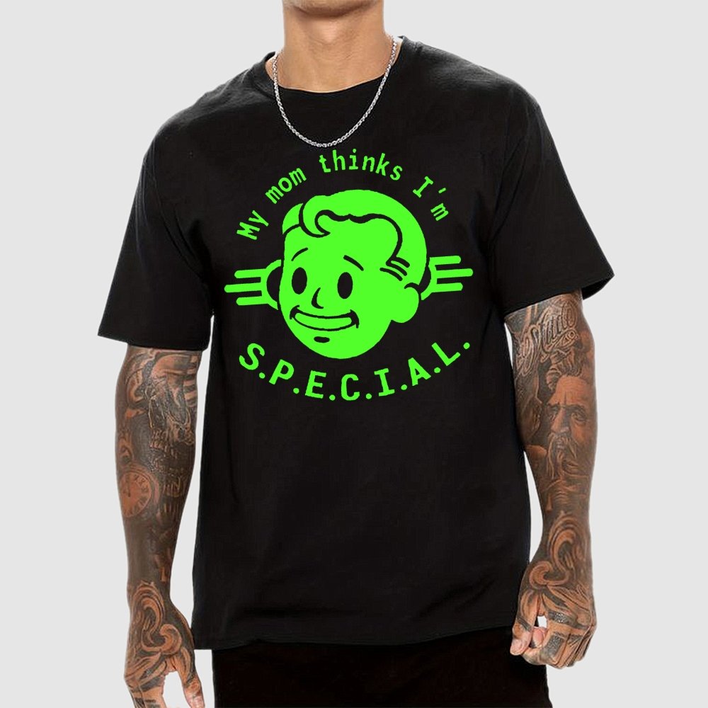 My Mom Thinks I'm S.P.E.C.I.A.L. Geek T-Shirt