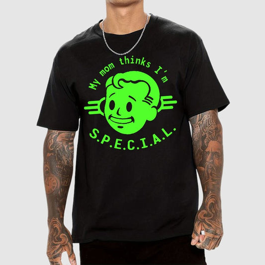 My Mom Thinks I'm S.P.E.C.I.A.L. Geek T-Shirt