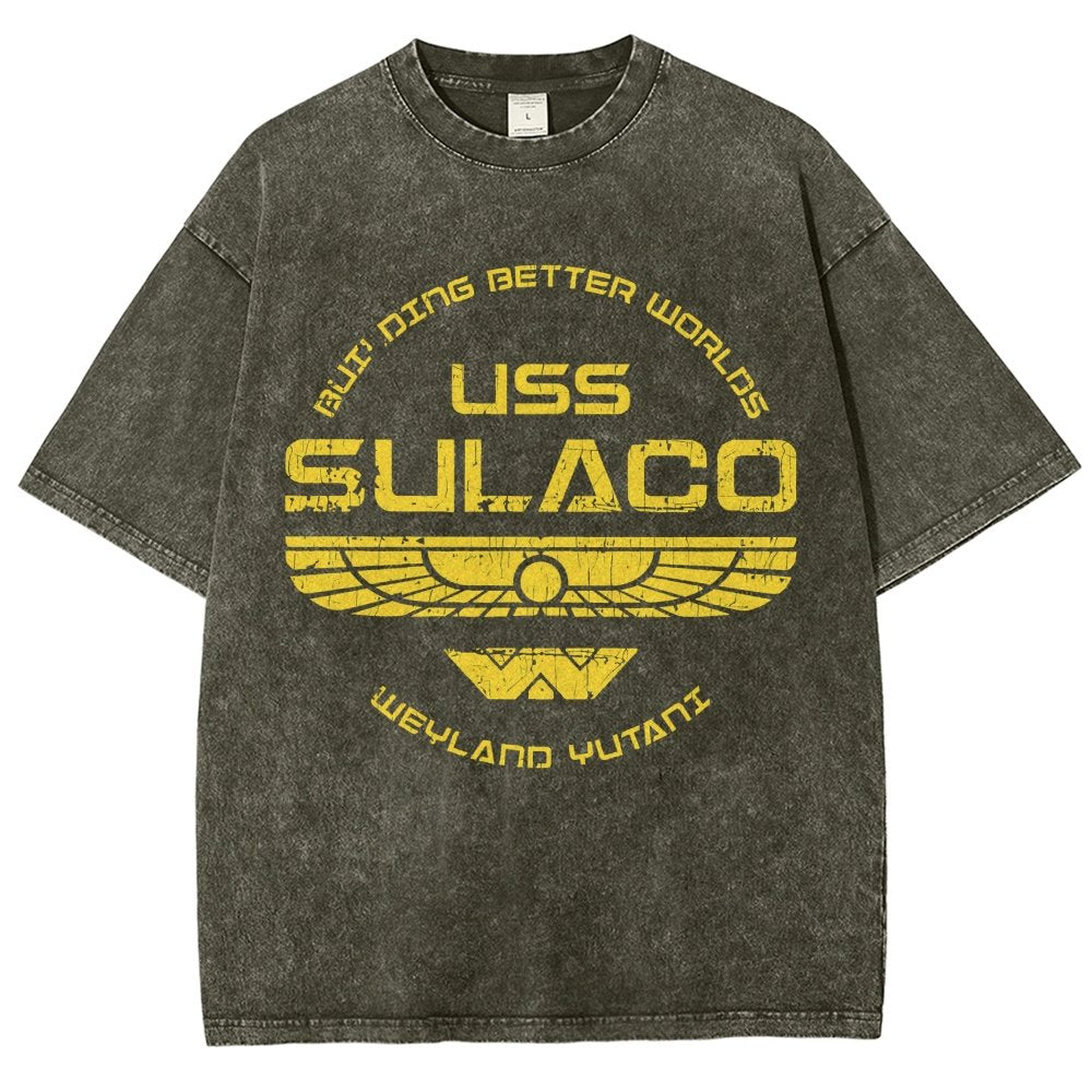 USS Starlight Vintage Distressed T-shirt