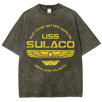 USS Starlight Vintage Distressed T-shirt