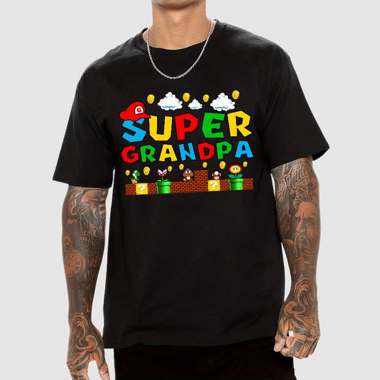 Super Grandpa Geek T-Shirt