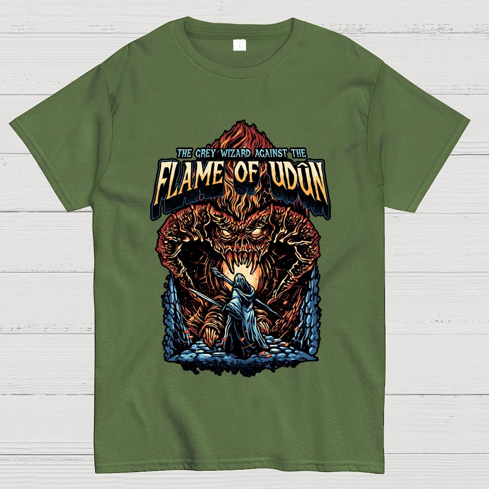 Wizard against the Flame Geek T-Shirt