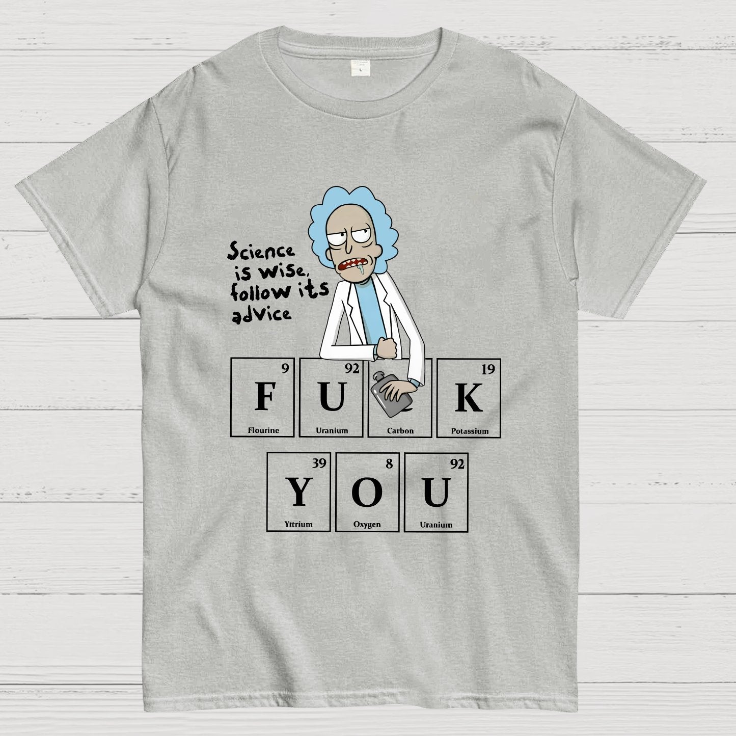 Science Is Wise Follow It's Advice Geeky T-Shirt