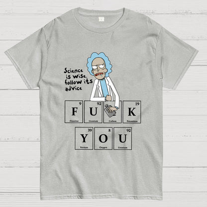 Science Is Wise Follow It's Advice Geeky T-Shirt