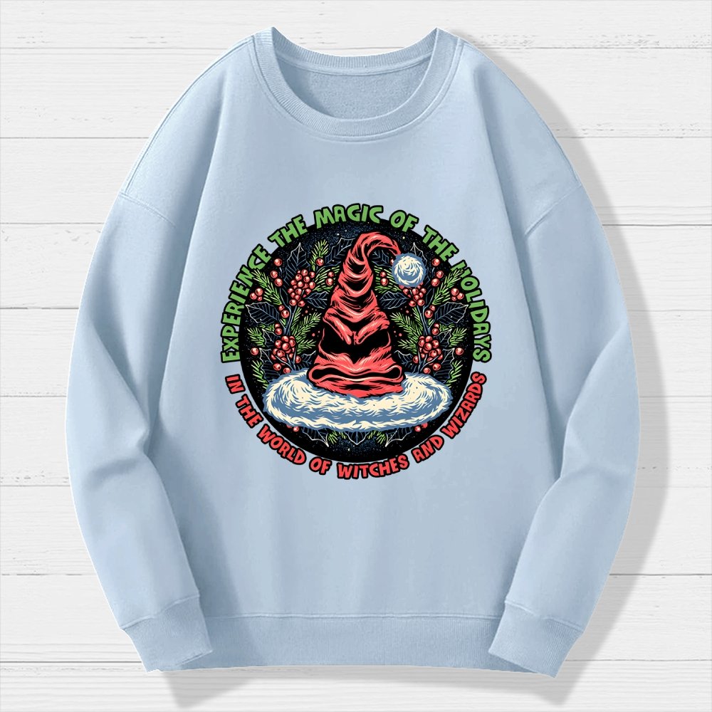 Magic of the Holidays Geek Cotton Sweatshirt