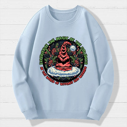 Magic of the Holidays Geek Cotton Sweatshirt