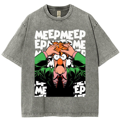 Meep Meep Vintage Distressed T-shirt