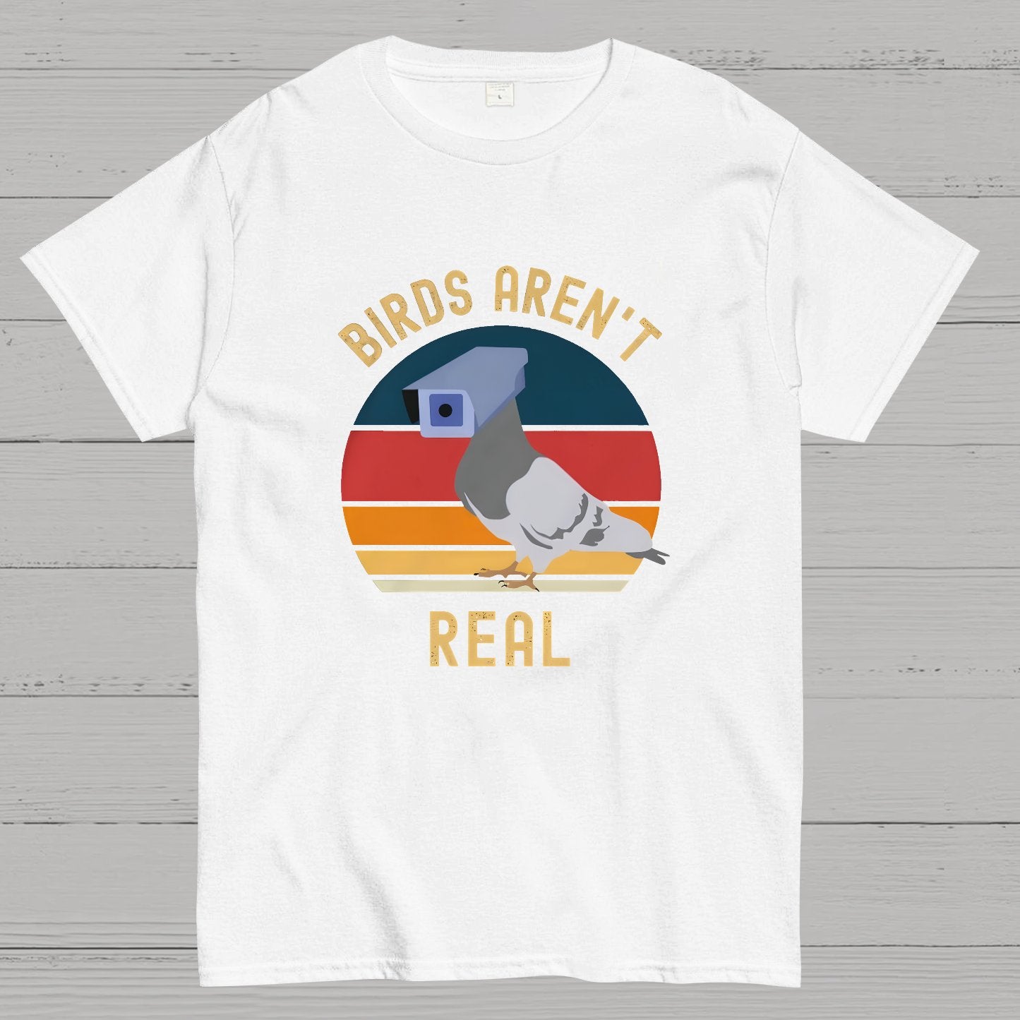 Birds Aren't Real , If It Flies It Spies Geeky T-Shirt