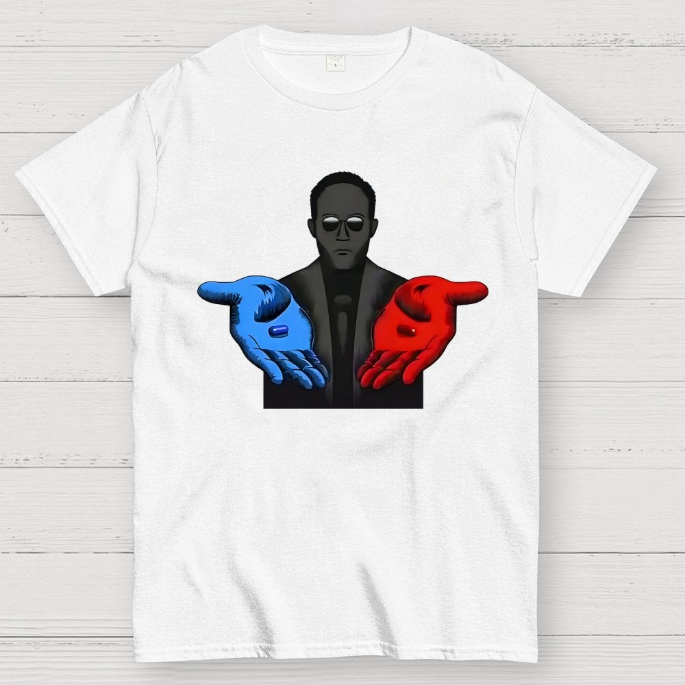 Red pill  Blue pill Geek T-Shirt
