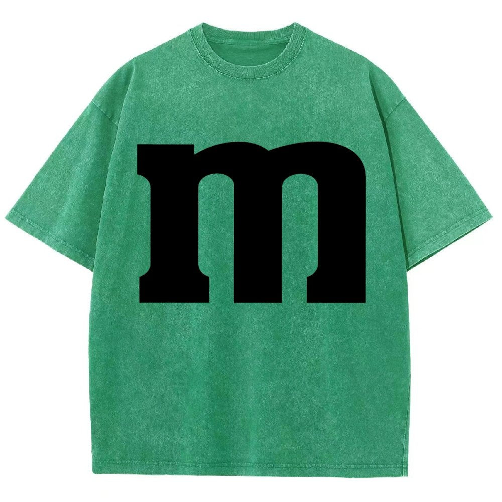 Fun letter M Vintage Distressed T-shirt