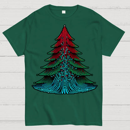 Binary Christmas Tree Geek T-Shirt