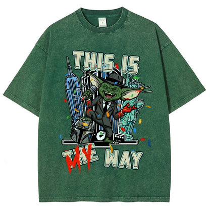 My WAY Vintage Distressed T-shirt
