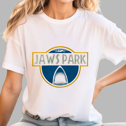 Great White Shark Park Geek T-Shirt