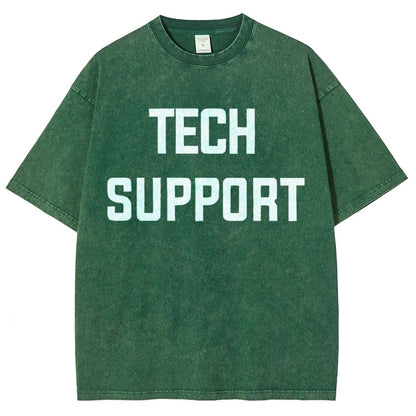 Tech Support Vintage Distressed T-shirt
