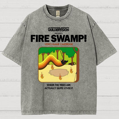 Retro Blazing Marsh Vintage Distressed T-shirt