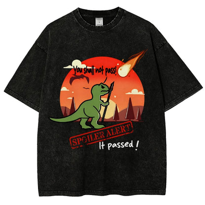 Spoiler Alert You Can't Go Through! Vintage Distressed T-shirt
