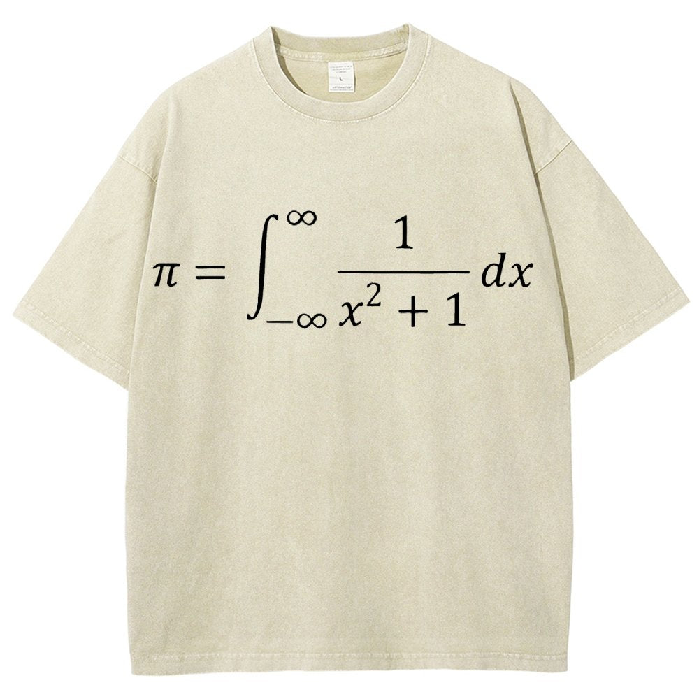 The Constant Number Pi Nerd Vintage Distressed T-shirt