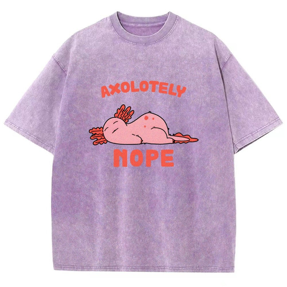 Axo Nope Vintage Distressed T-shirt