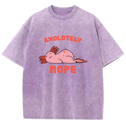 Axo Nope Vintage Distressed T-shirt