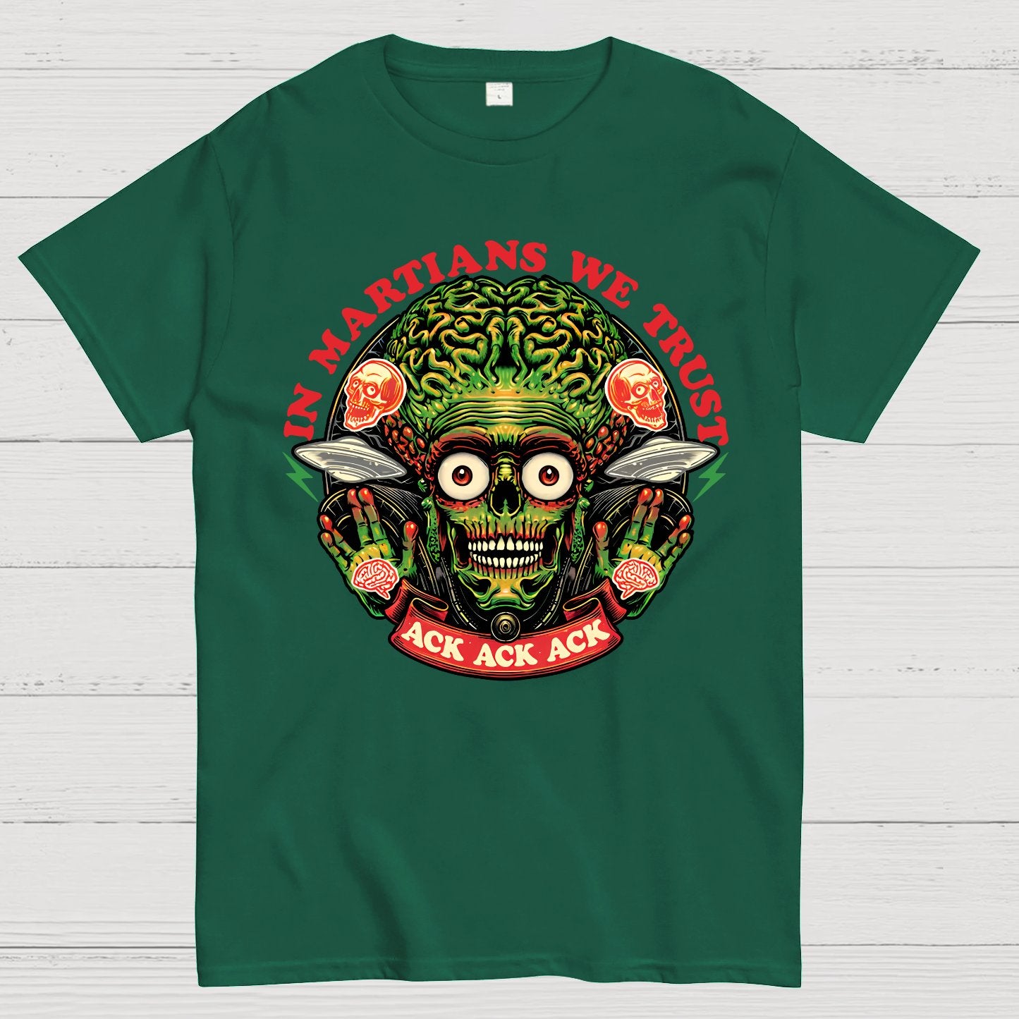 In Martians We Trust Geek T-Shirt