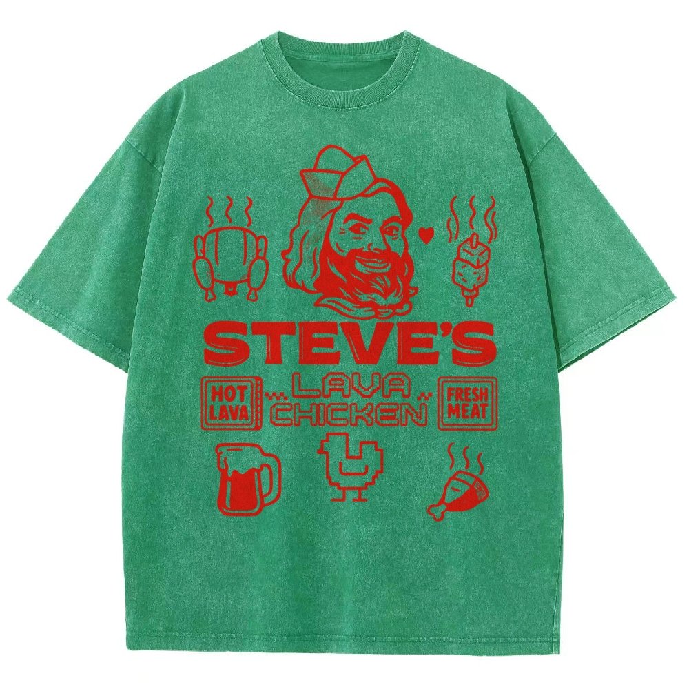 Steve's Lava Chicken Vintage Distressed T-shirt