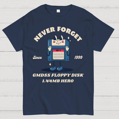 GMDSS Floppy Disk Hero Geek T-Shirt